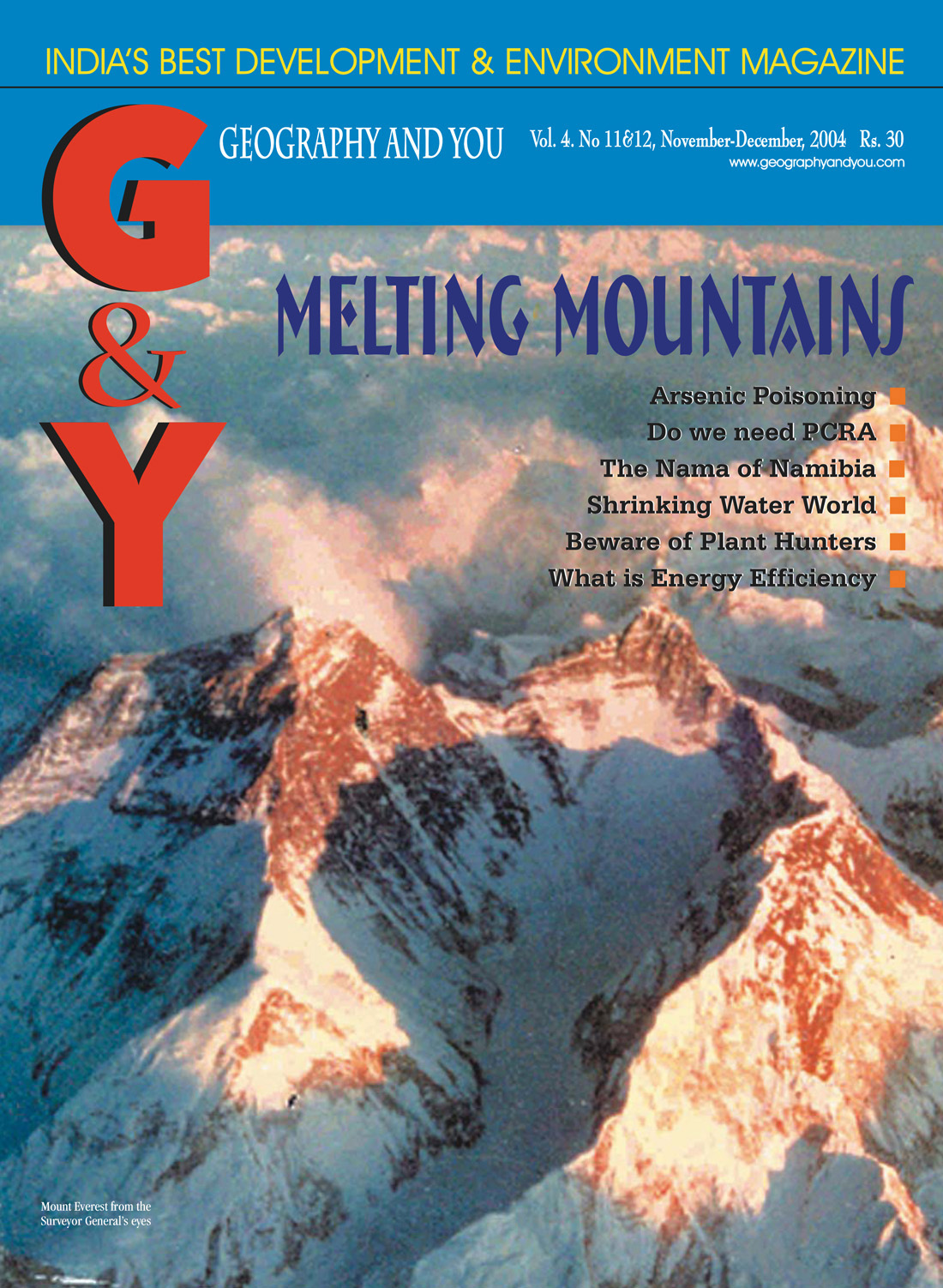 Melting Mountains (Nov-Dec 2004) cover